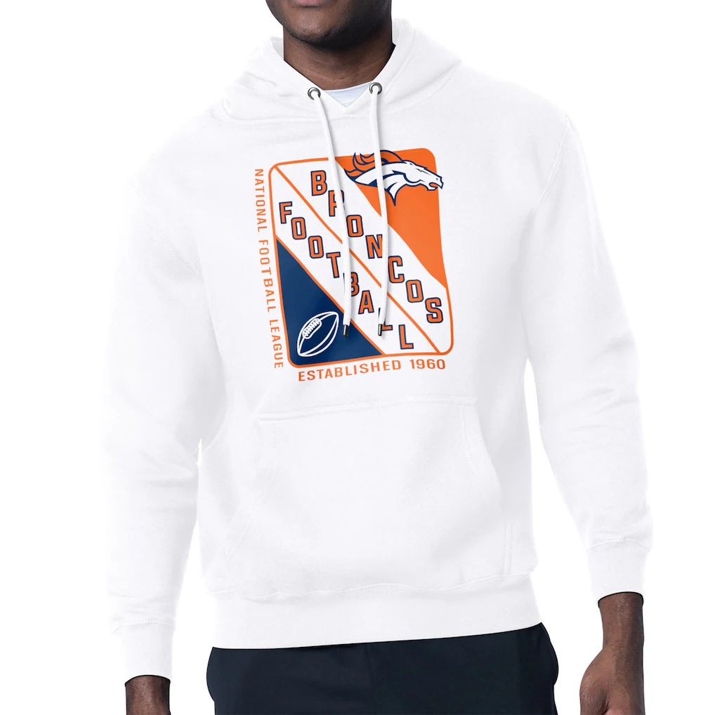 Men 2026 NFL Denver Broncos White Hoodie hooded style 01->cincinnati bengals->NFL Jersey